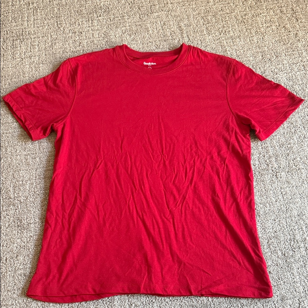 Goodfellow & Co Vibrant Red Short Sleeve Tee